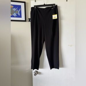Anne Klein Black Slim Crop Pants